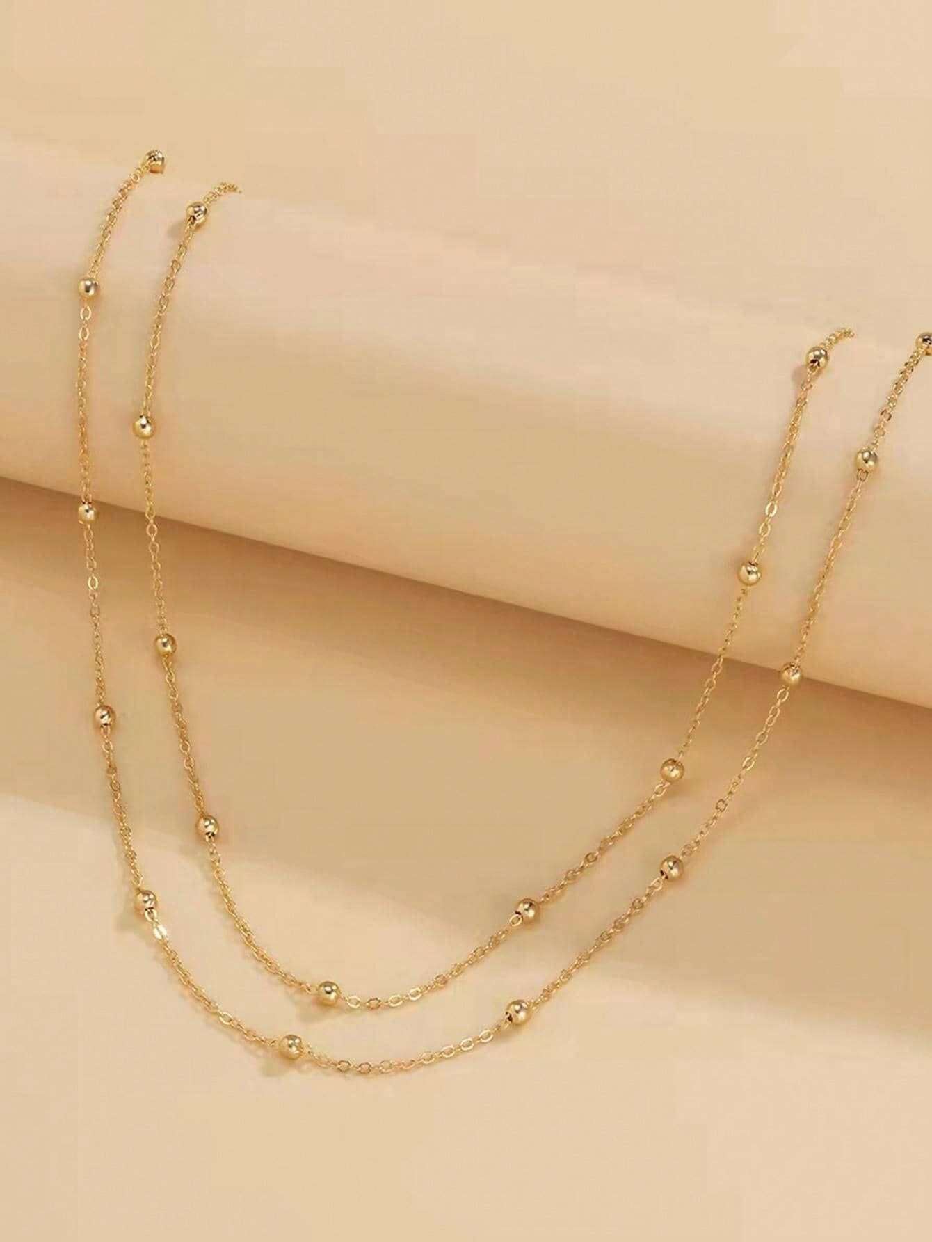 Minimalist Layered Chain Necklace
