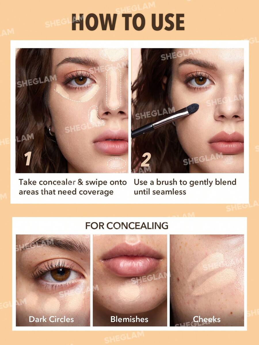 SHEGLAM  Rapid Retouch-Nude كونسيلر كريم