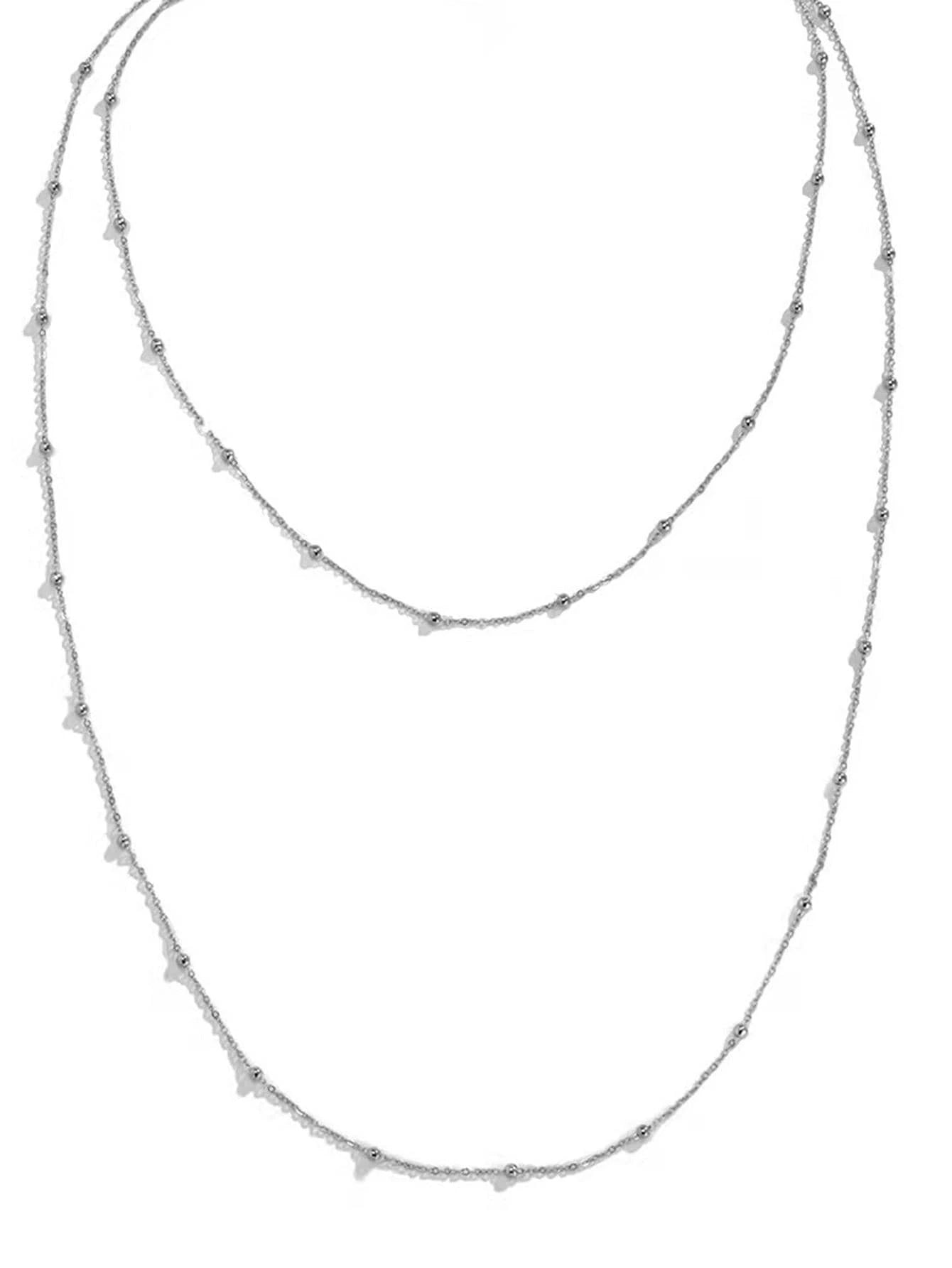 Minimalist Layered Chain Necklace