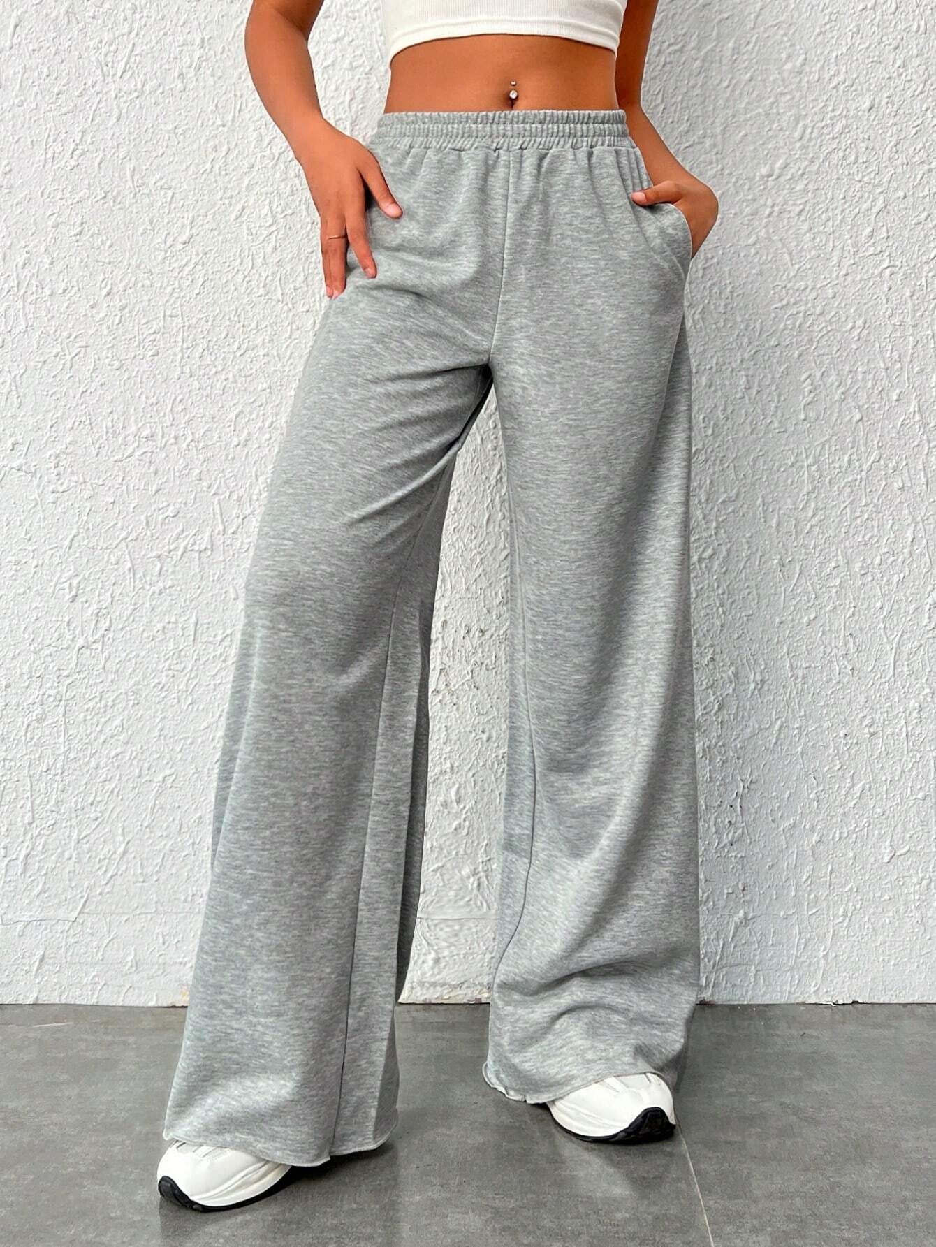 Ezwear Valentine'S Day Women'S Elastic Waist Sweatpants, Letter Printed