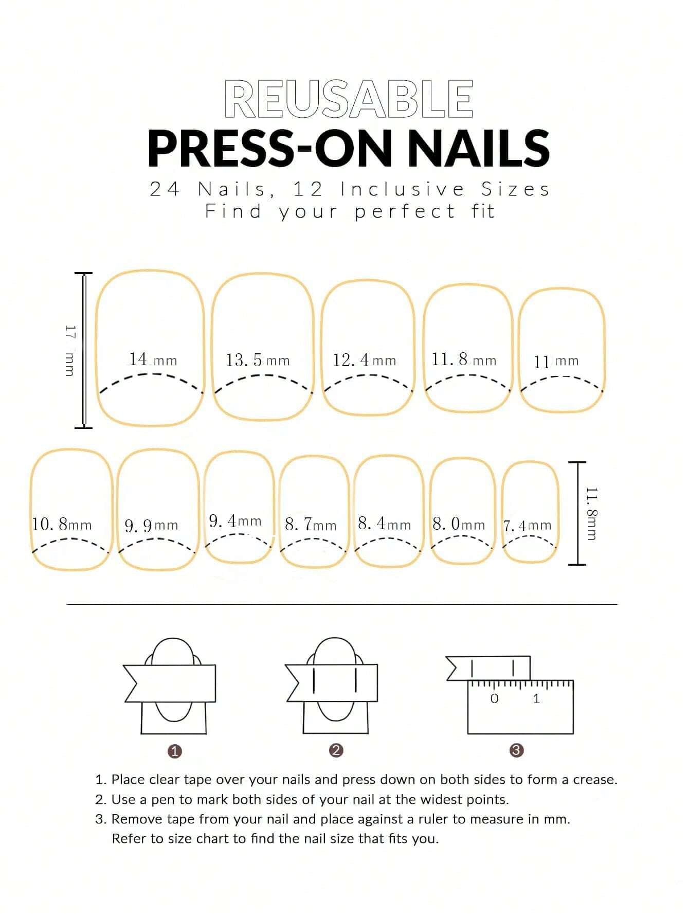 Elevate Your Style with 24Pcs Short Square Bright Red White Heart Pattern Full Cover Fake Nail Set