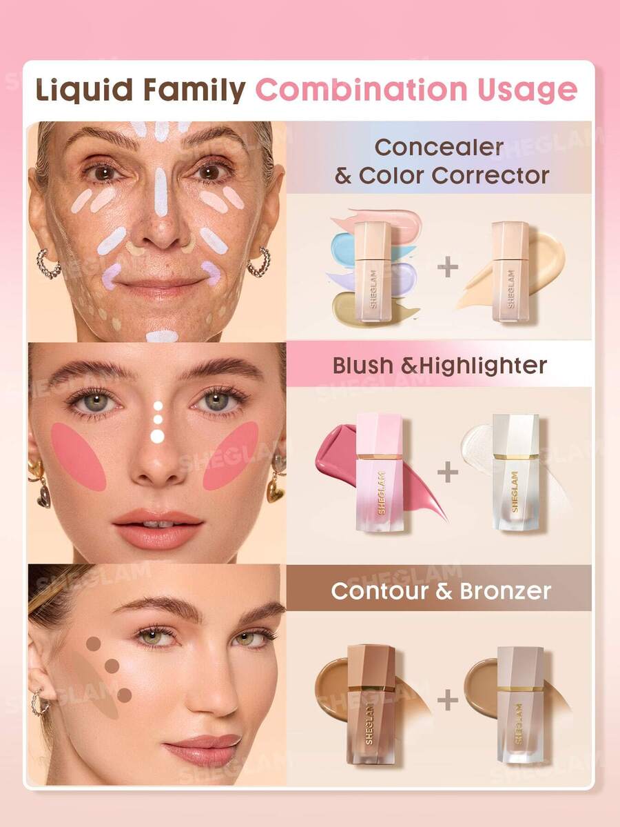SHEGLAM Hideaway كونسيلر تغطية كاملة