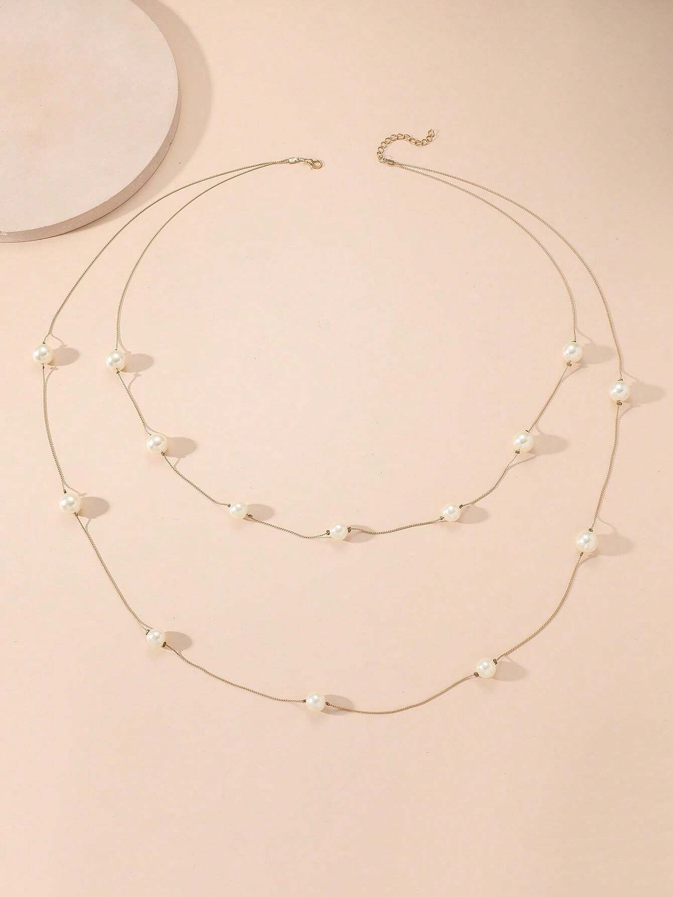 Crystal Decor Layered Necklace