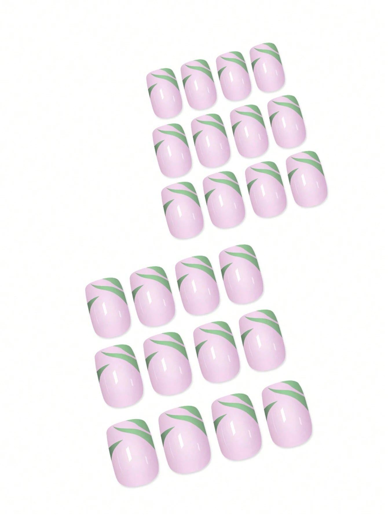 24Pcs Short Minimalist Solid Color False Nails Set for Nail Art Including Red Nails, 1Pc Jelly Glue and 1Pc Nail File