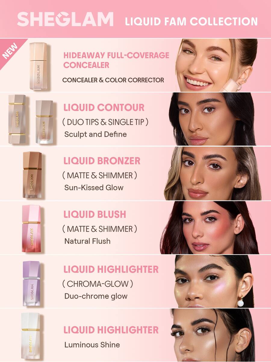 SHEGLAM Hideaway كونسيلر تغطية كاملة