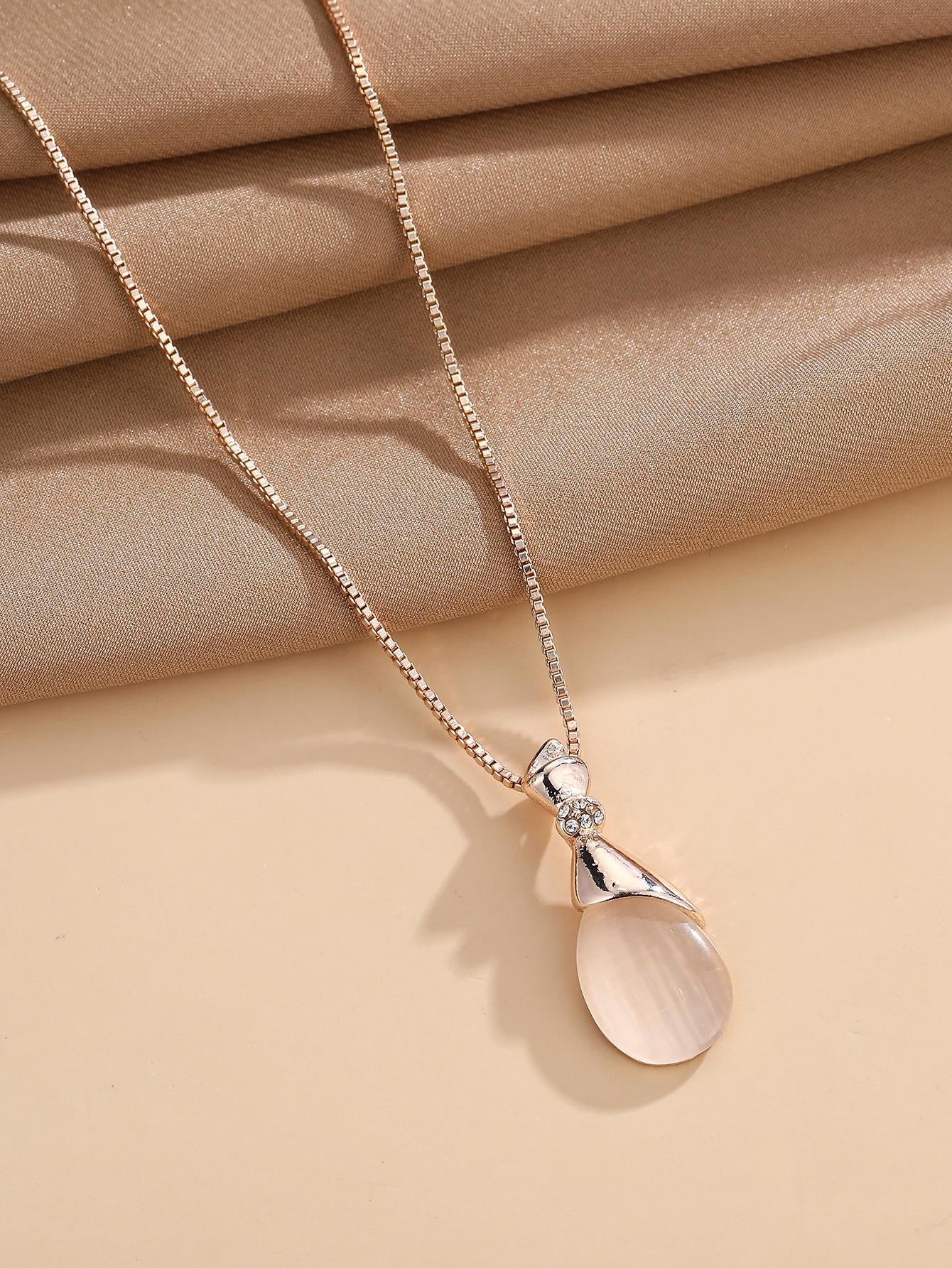 3Pcs/Set Fashion Artificial Opal Decor Jewelry Set for Women for Daily Decoration