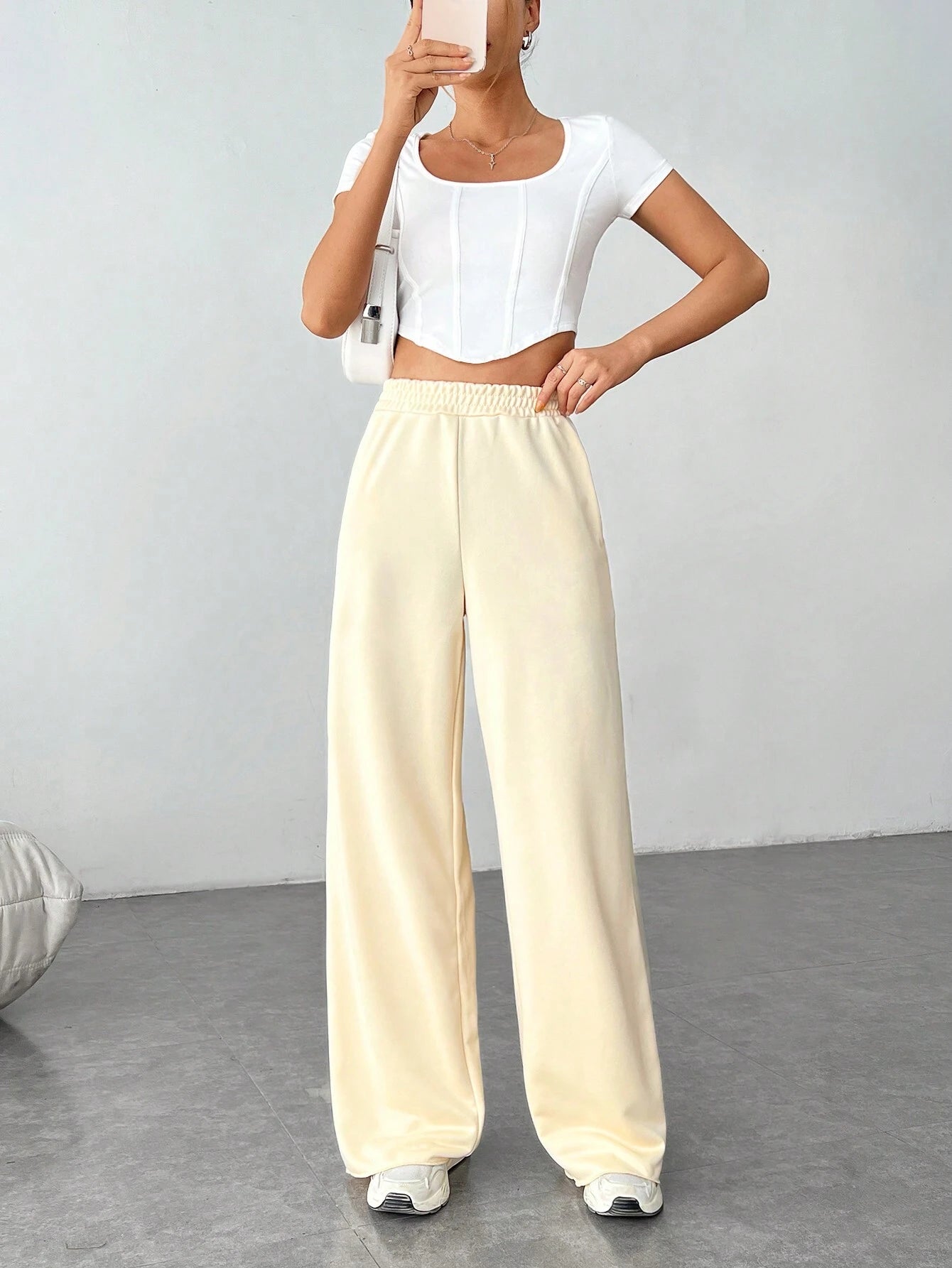 Ezwear Valentine'S Day Women'S Elastic Waist Sweatpants, Letter Printed