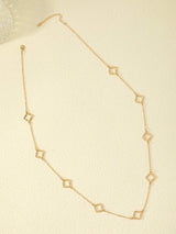 1Pc Fashion Iron Alloy Geometric Decor Long Necklace for Women for Daily Life