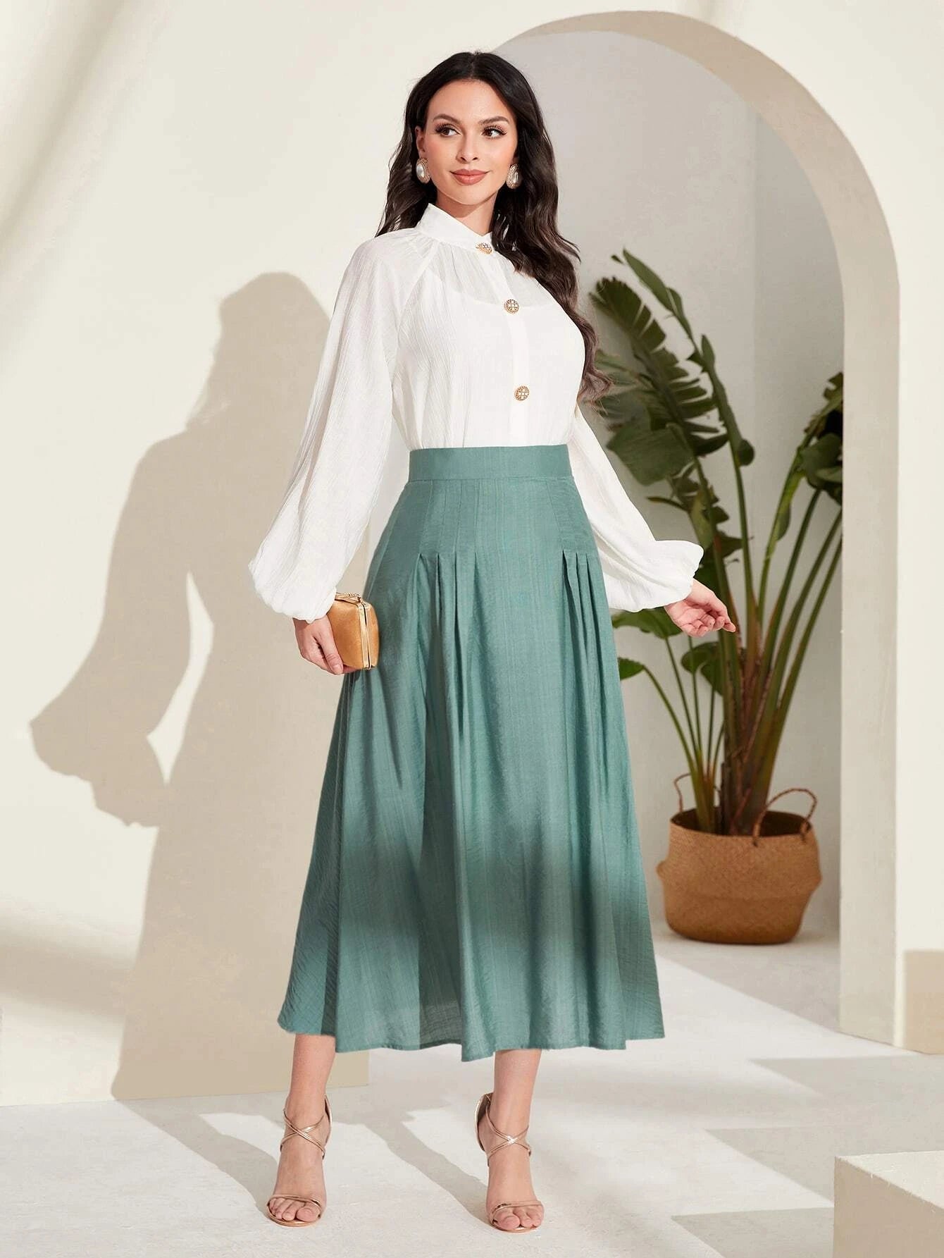 Modely Women'S Flowy Maxi Skirt