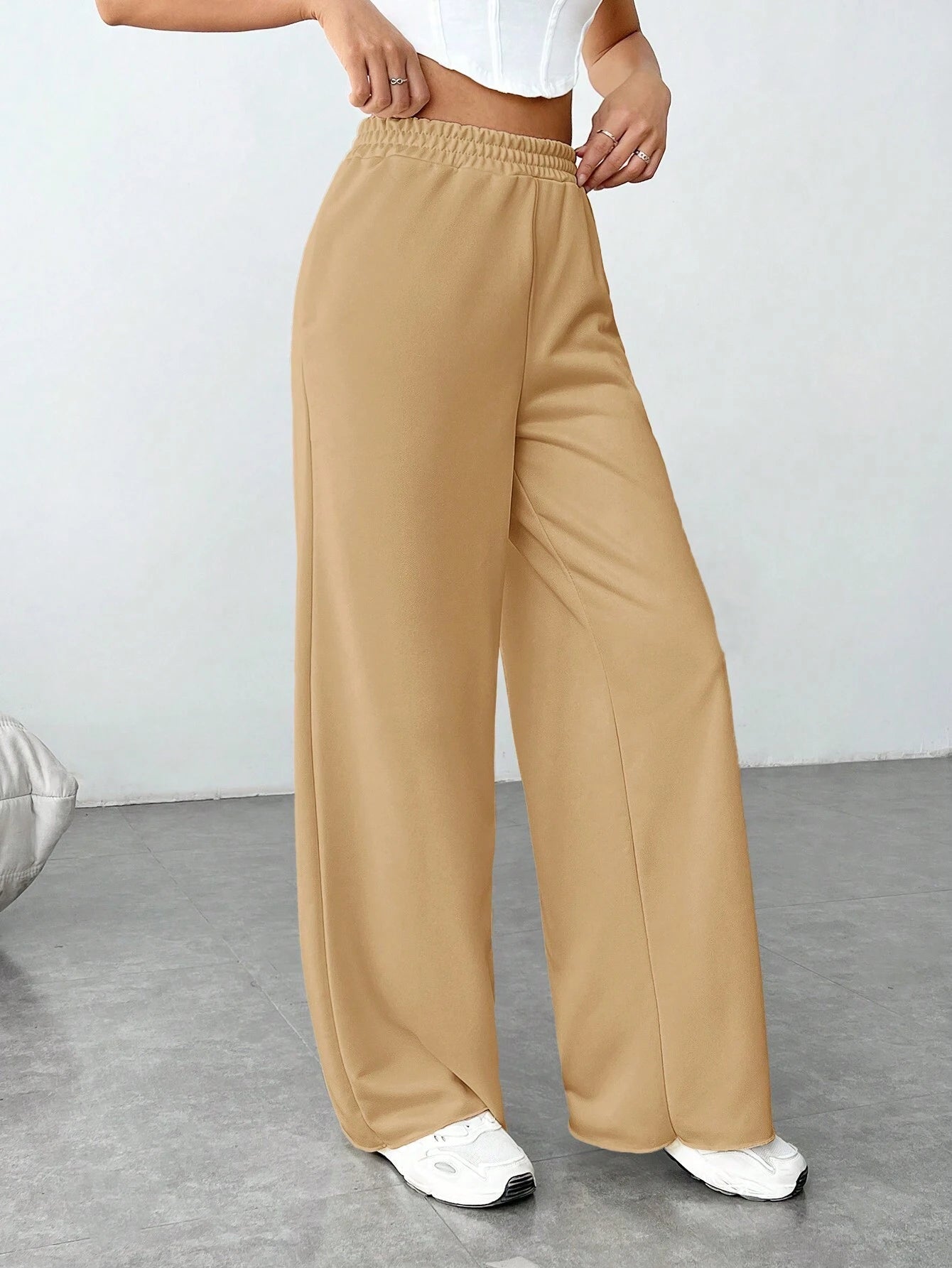 Ezwear Valentine'S Day Women'S Elastic Waist Sweatpants, Letter Printed