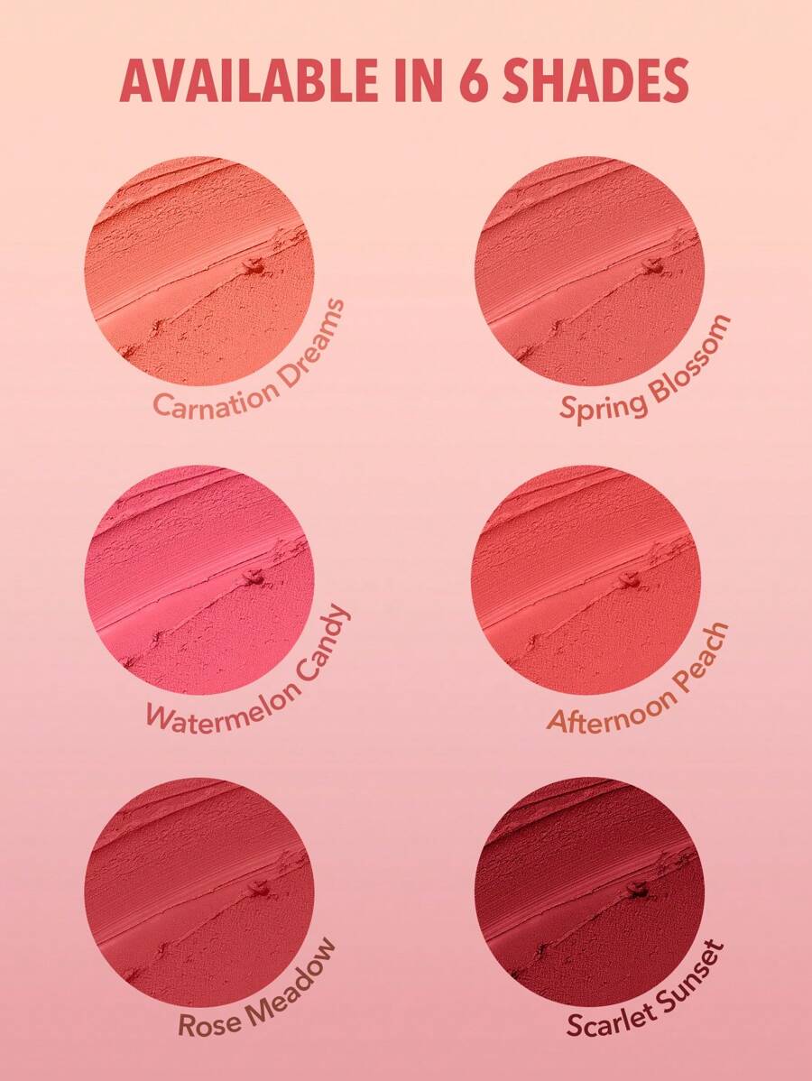 SHEGLAM Cheeky Color Jam Sunset أحمر خدود كريمي  6 ألوان