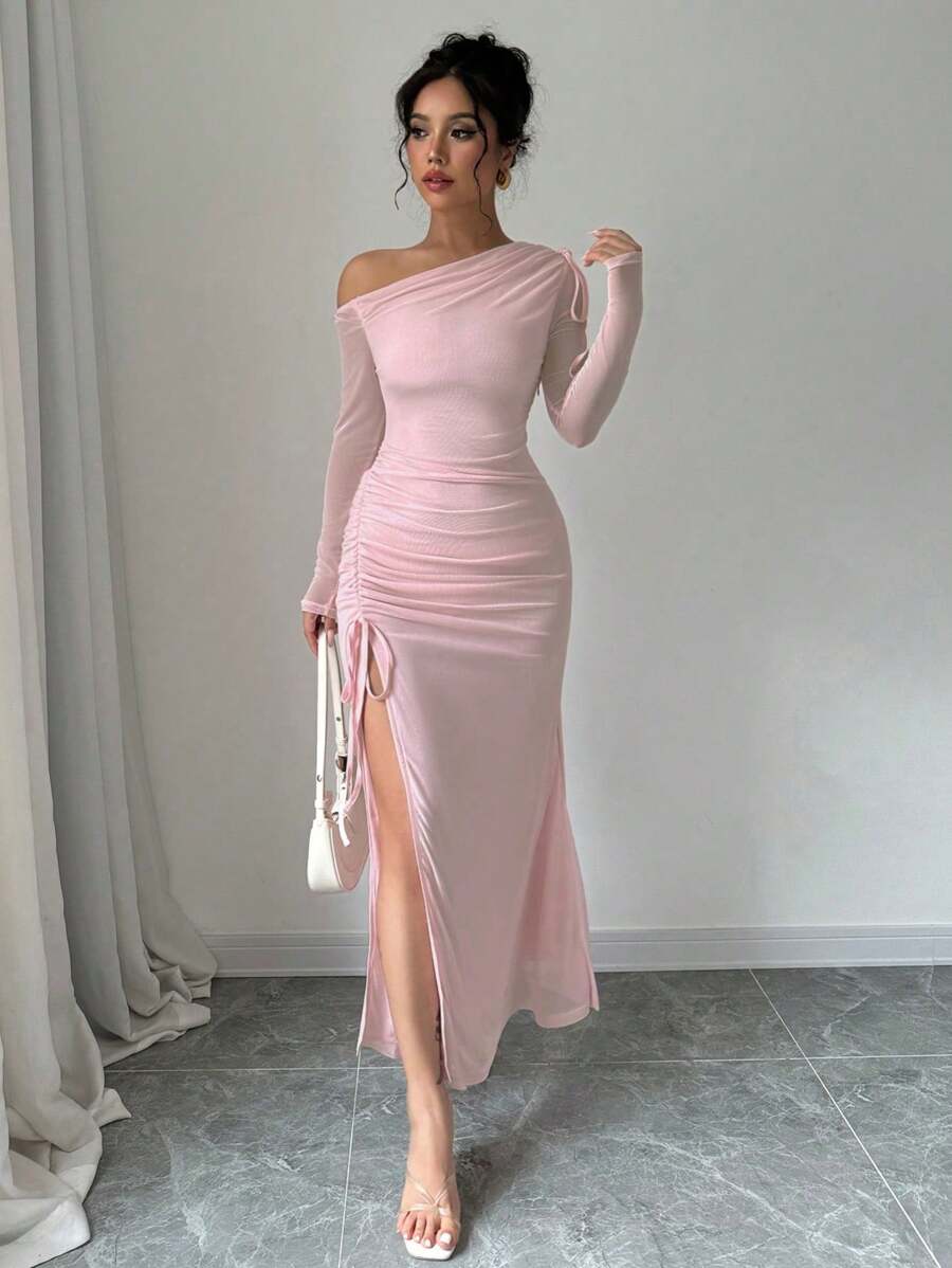 SHEIN x Carly Lawrence SHEIN Elenzya فستان أنيق للنساء