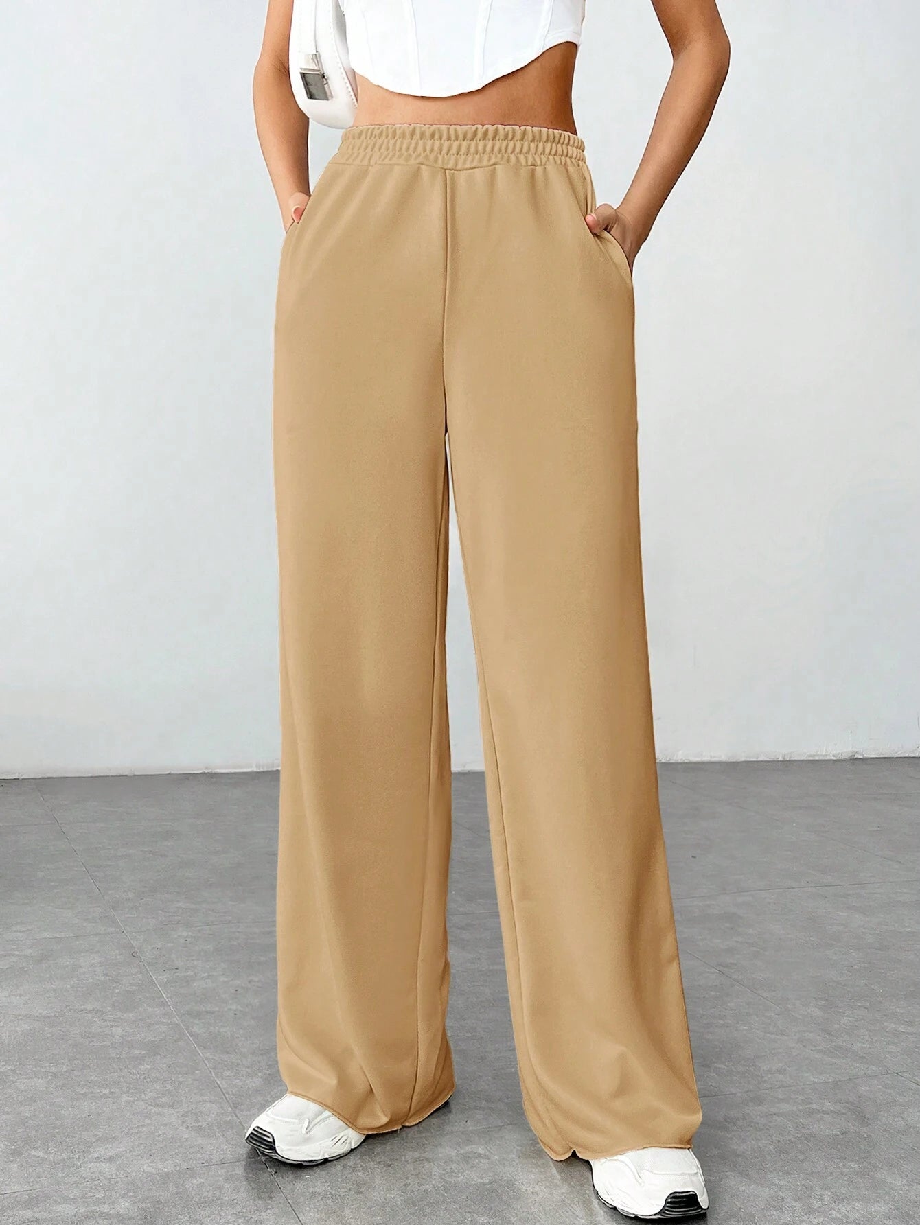 Ezwear Valentine'S Day Women'S Elastic Waist Sweatpants, Letter Printed