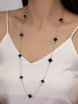 1Pc Fashion Iron Alloy Geometric Decor Long Necklace for Women for Daily Life