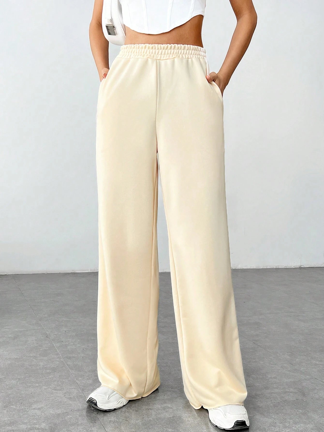 Ezwear Valentine'S Day Women'S Elastic Waist Sweatpants, Letter Printed