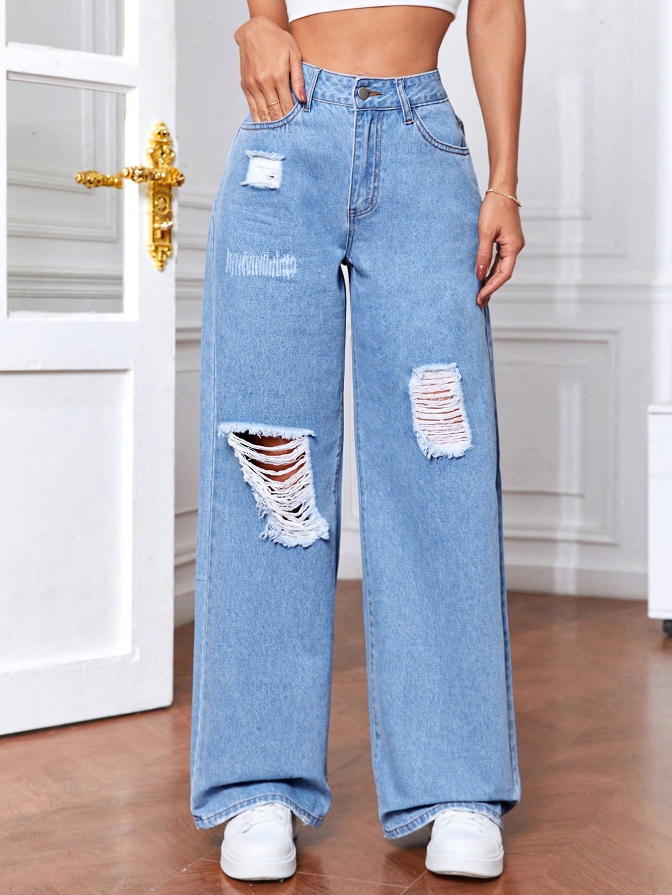 Tall Women'S Ripped Jeans