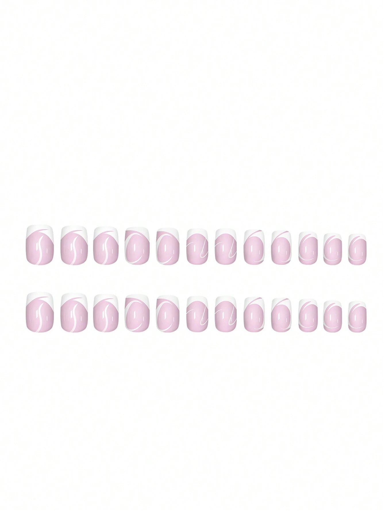 24Pcs Short Minimalist Solid Color False Nails Set for Nail Art Including Red Nails, 1Pc Jelly Glue and 1Pc Nail File