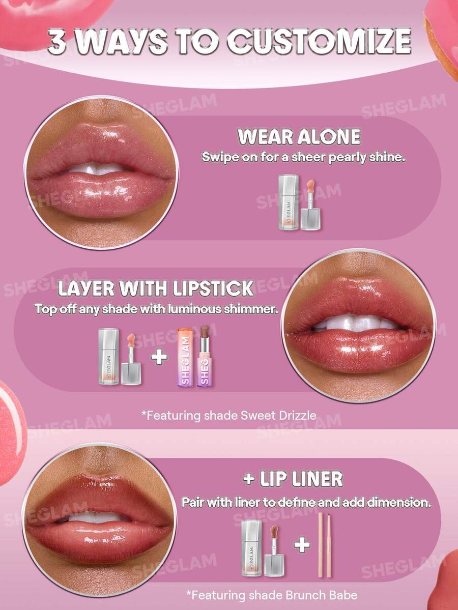 SHEGLAM Glass Lock Air ملمع شفاه