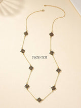 1Pc Fashion Iron Alloy Geometric Decor Long Necklace for Women for Daily Life