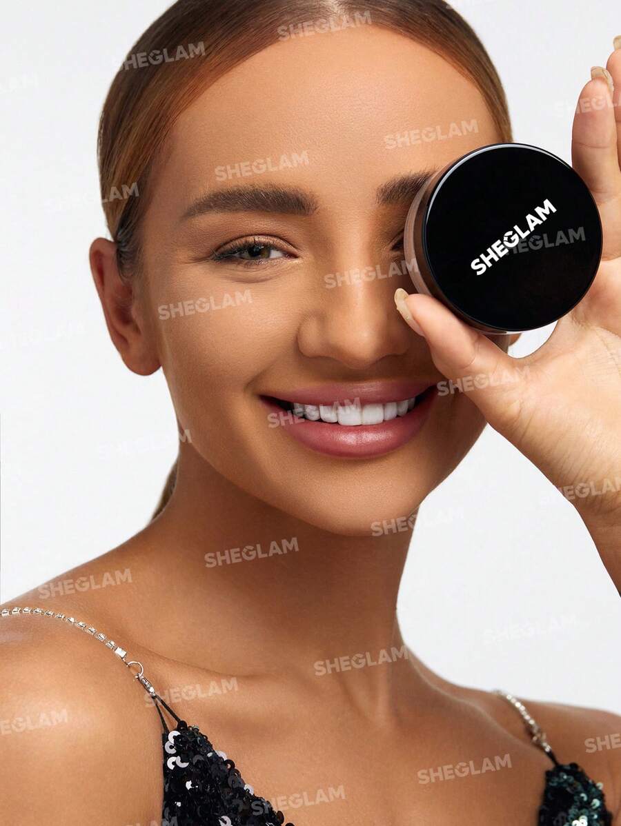 SHEGLAM بودرة تثبيت مخبوزة للتحكم في الزيت وخالية من المسام