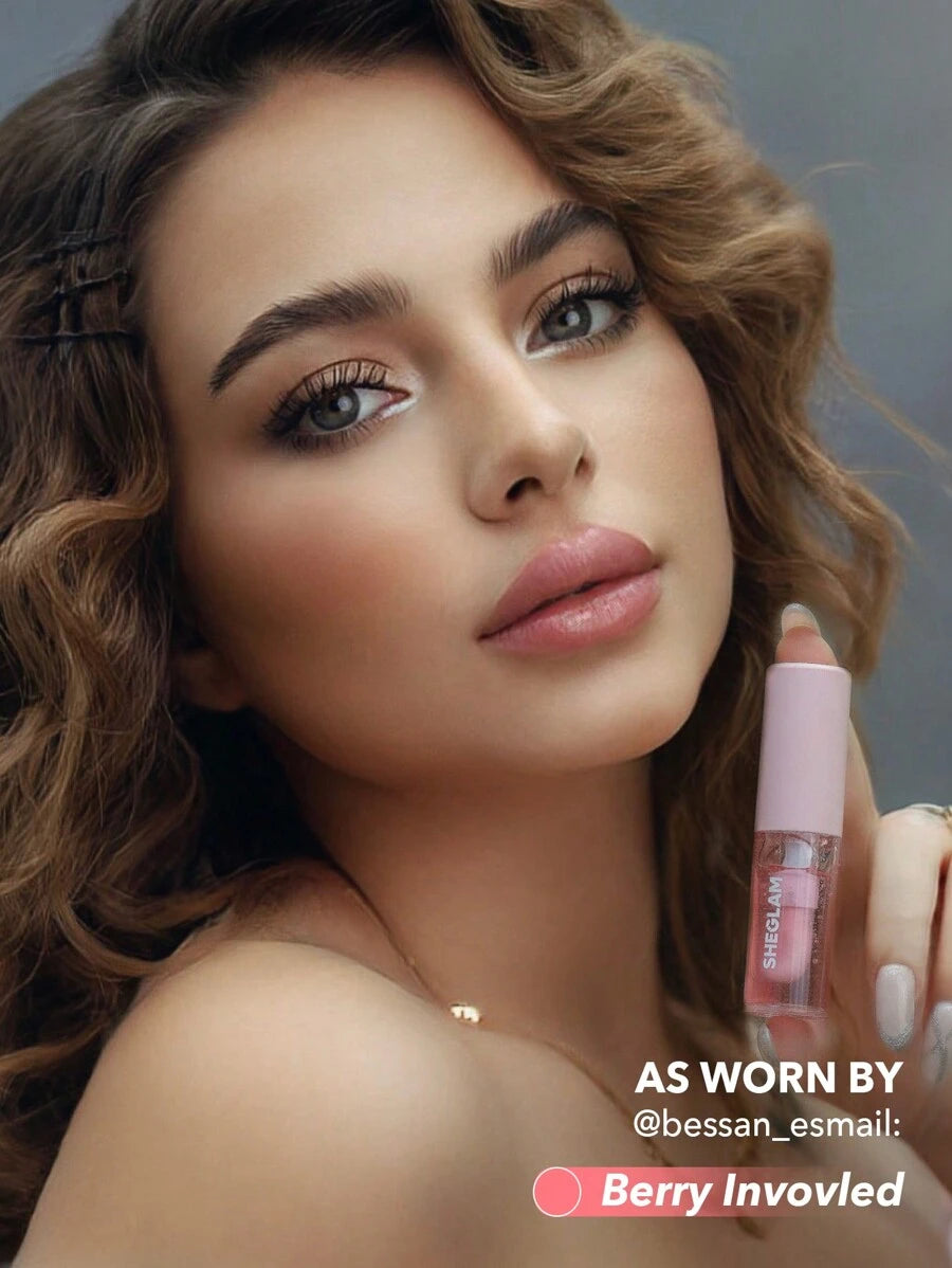 SHEIN SHEGLAM Jelly Wow Blue Berry زيت شفاه مرطب