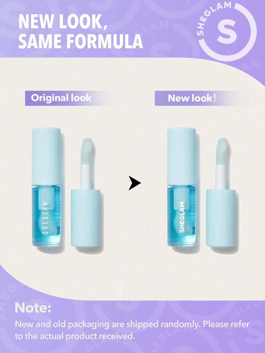 SHEIN SHEGLAM Jelly Wow Blue Berry زيت شفاه مرطب
