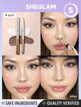 SHEGLAM Fine Line 2-in-1 Nose Contour & Highlight قلم تحديد الأنف