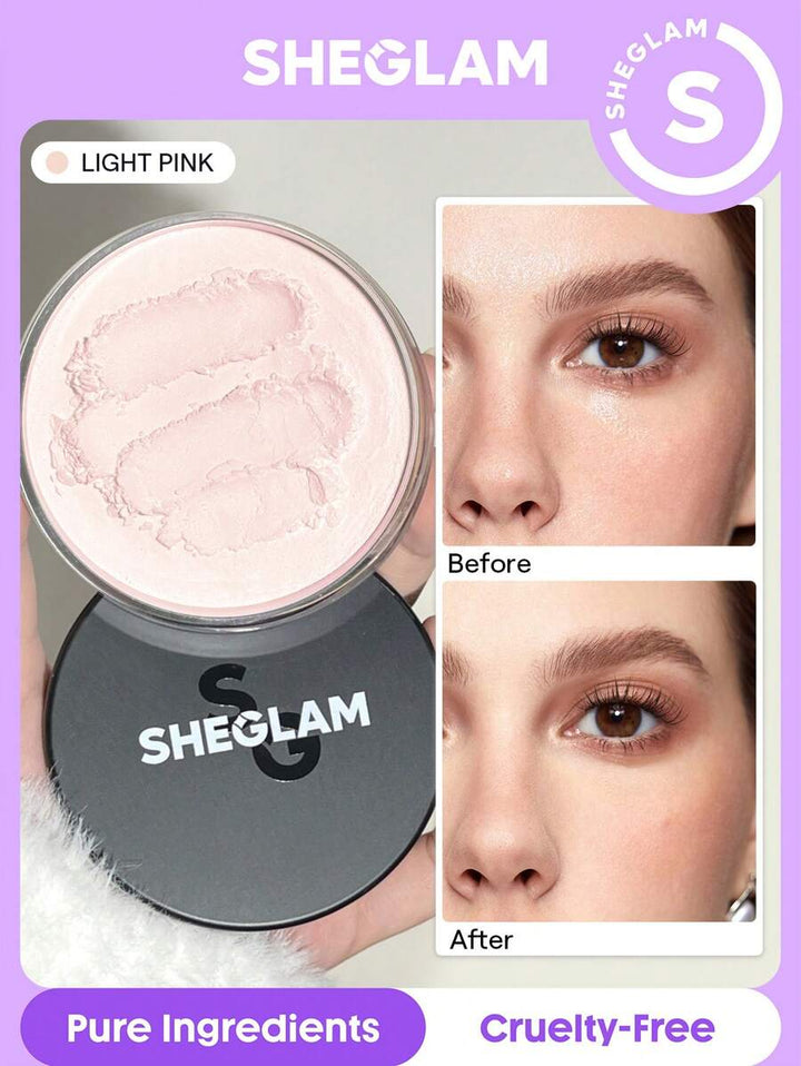 SHEGLAM Light Pink بودرة تثبيت سائبة غير لامعة