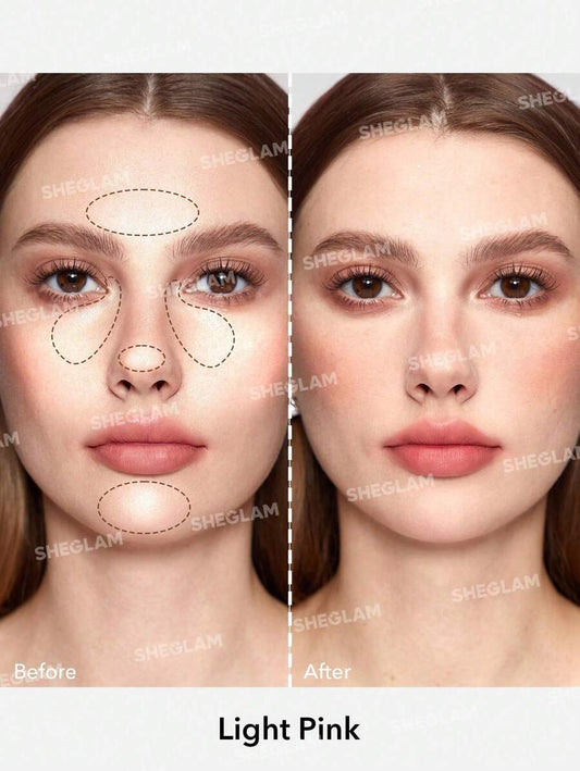 SHEGLAM Light Pink بودرة تثبيت سائبة غير لامعة