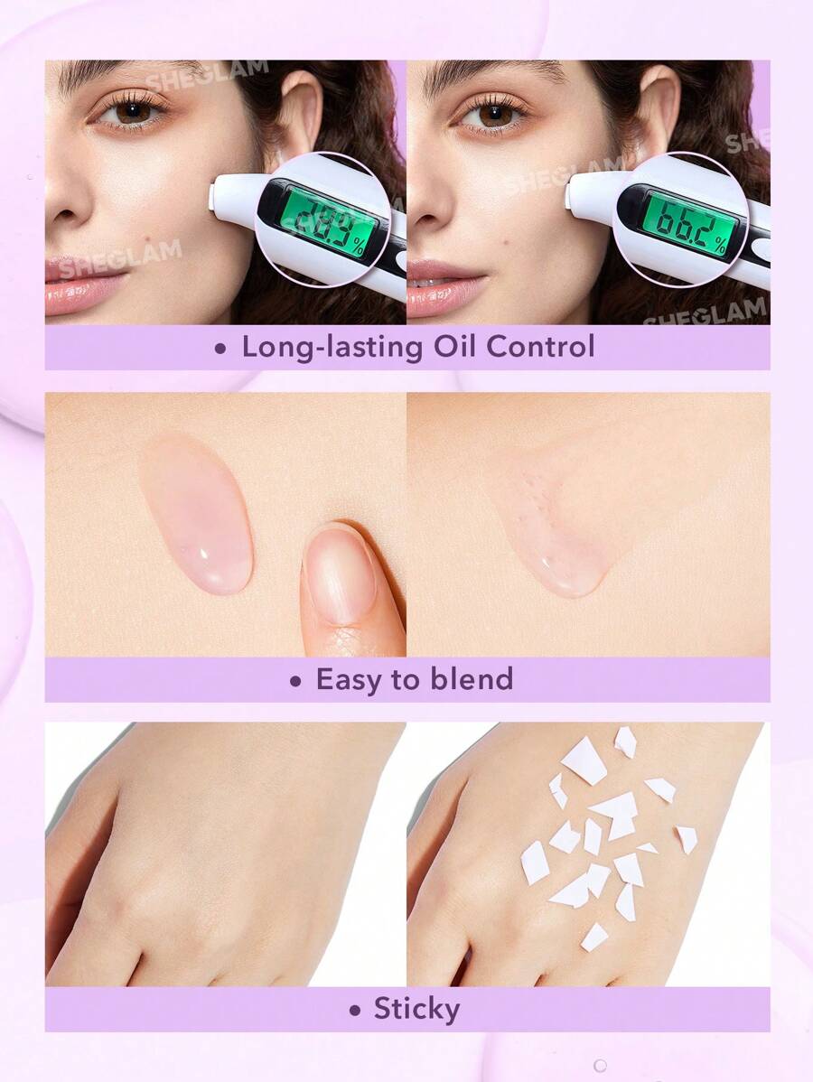 SHEGLAM Blueberry + AHA بريمر مرطب بلون