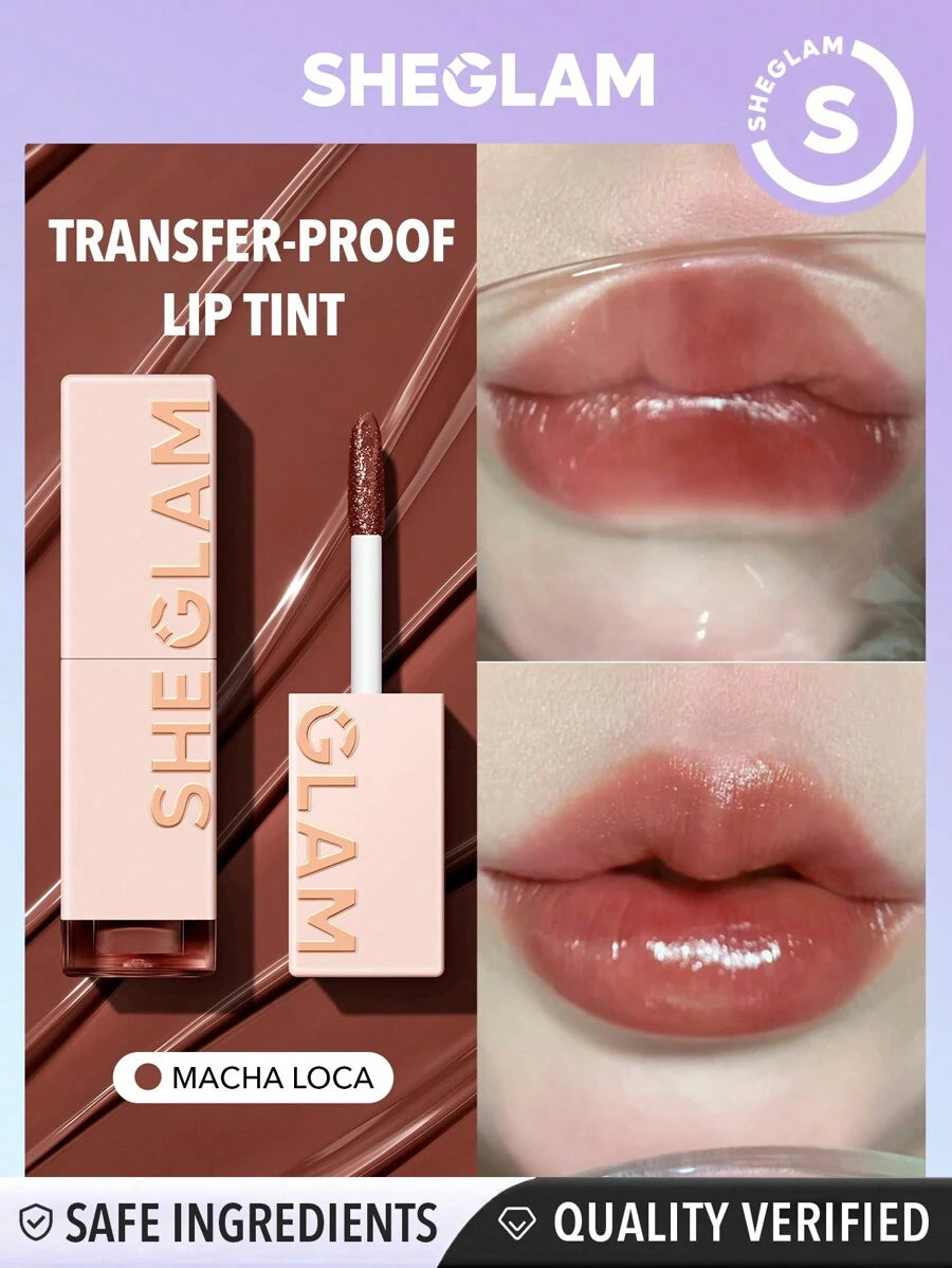 SHEGLAM خذ Hint Lip Tint-Mocha Loca عيد الميلاد شتاء عيد الشكر مكياج حفلات