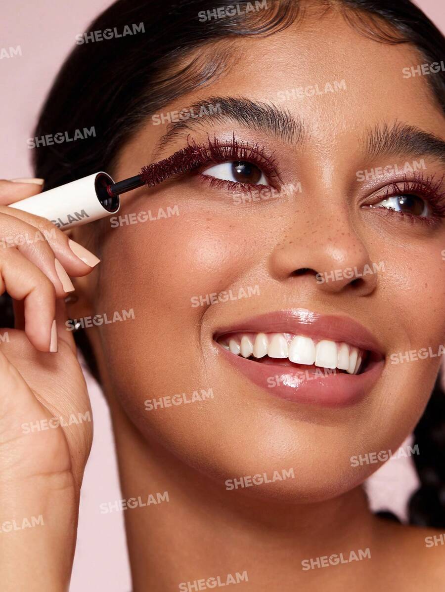 SHEGLAM All-In-One Volume & Length Burgundy ماسكارا