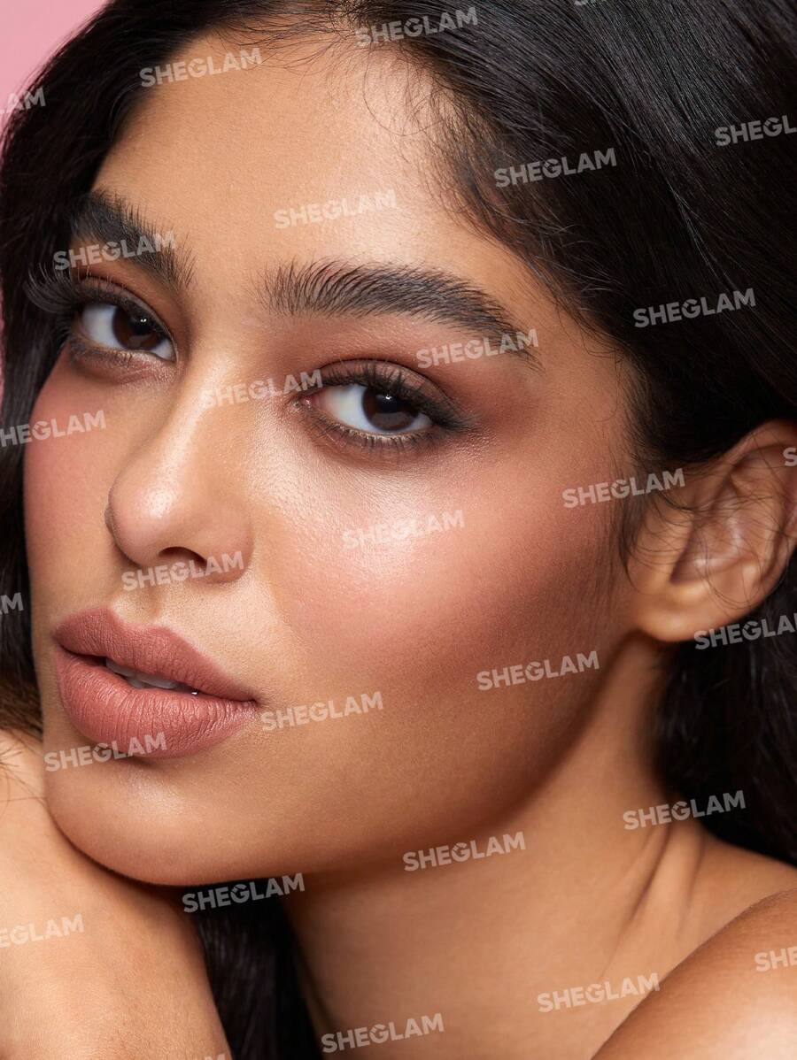 SHEGLAM أحمر خدود مضاد للماء ومثبت 16 ساعة من المدة الطويلة وبتركيبة ناعمة ولامعة وغنية بالألوان,تحديد شفايف مات عالي الصبغ