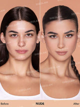 SHEGLAM كريم أساس مطفي بني مقاوم للماء والتعرق
