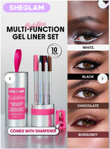 SHEGLAM Boldline طقم محدد عيون جل طويل الأمد