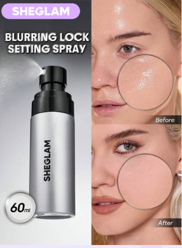 SHEGLAM Camera On بخاخ مثبت ضبابي مقاوم للماء