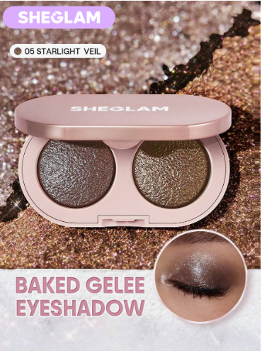 SHEGLAM Prismalight Baked Gelee Starlight Veil ظلال عيون ثنائي 05