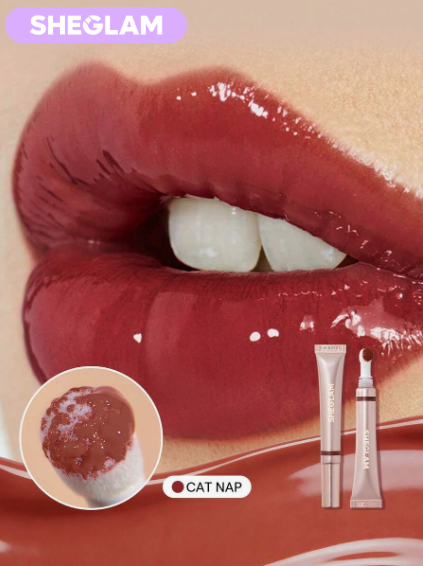 SHEGLAM Pout Cat Nap ملمّع شفاه بتركيبة خفيفة تعطي لمعة طبيعية
