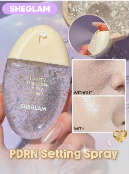 SHEGLAM Crystal Intentions Vibe Shield بخاخ تثبيت مكياج طويل الأمد