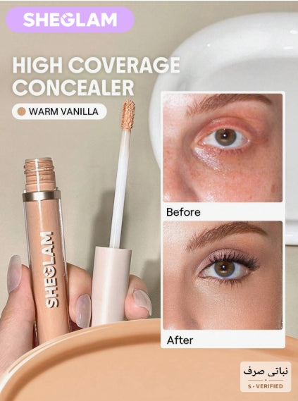 SHEGLAM Concealer Warm Vanilla كونسيلر سائل بتركيبة خفيفة و تغطية كاملة