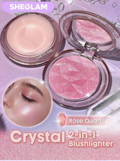 SHEGLAM Crystal Intentions High Vibration بلاشر وهايلايتر