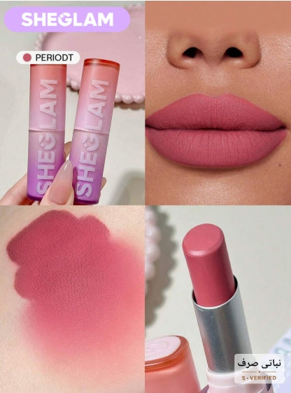 SHEGLAM Dynamatte Boom أحمر شفاه طويل الأمد مطفي -