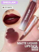 SHEGLAM Matte Allure City Nights أحمر الشفاه لون