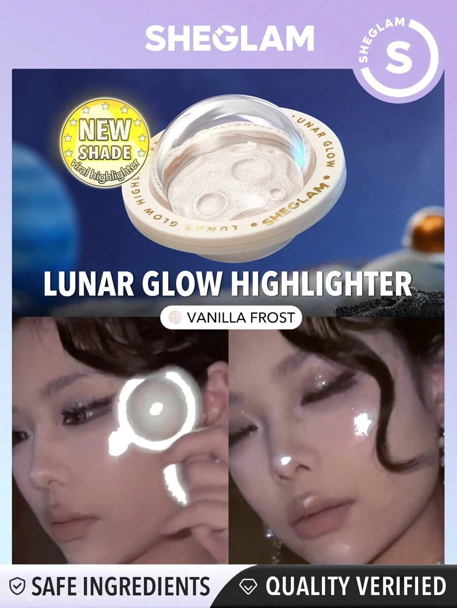 SHEIN SHEGLAM Vanilla Frost بلشر كريمي وملمع شفاه