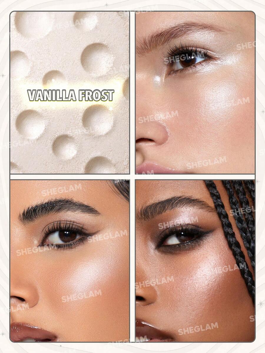 SHEIN SHEGLAM Vanilla Frost بلشر كريمي وملمع شفاه