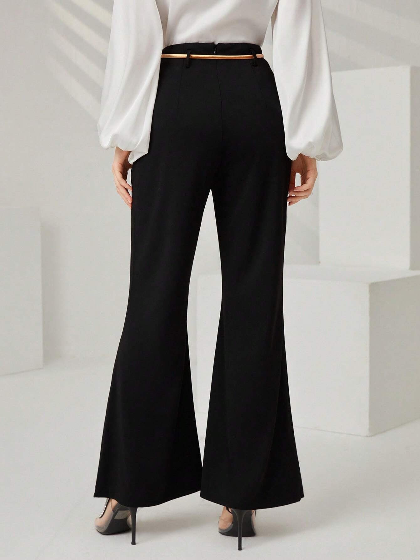Modely Women'S Solid Color Flared Pants