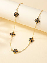 1Pc Fashion Iron Alloy Geometric Decor Long Necklace for Women for Daily Life