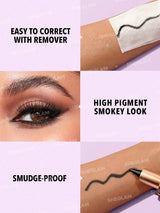 SHEGLAM EZ Glide Matte Eyeliner Pencil Highly Pigmented Black Smoky Eyes Matte Eyeliner Pencil Smudge-Proof Long-Lasting Ultra-Fine Eyeliner Blendable Smooth Cat Eye Eye Make up Black Friday Black Gift Eyeliner