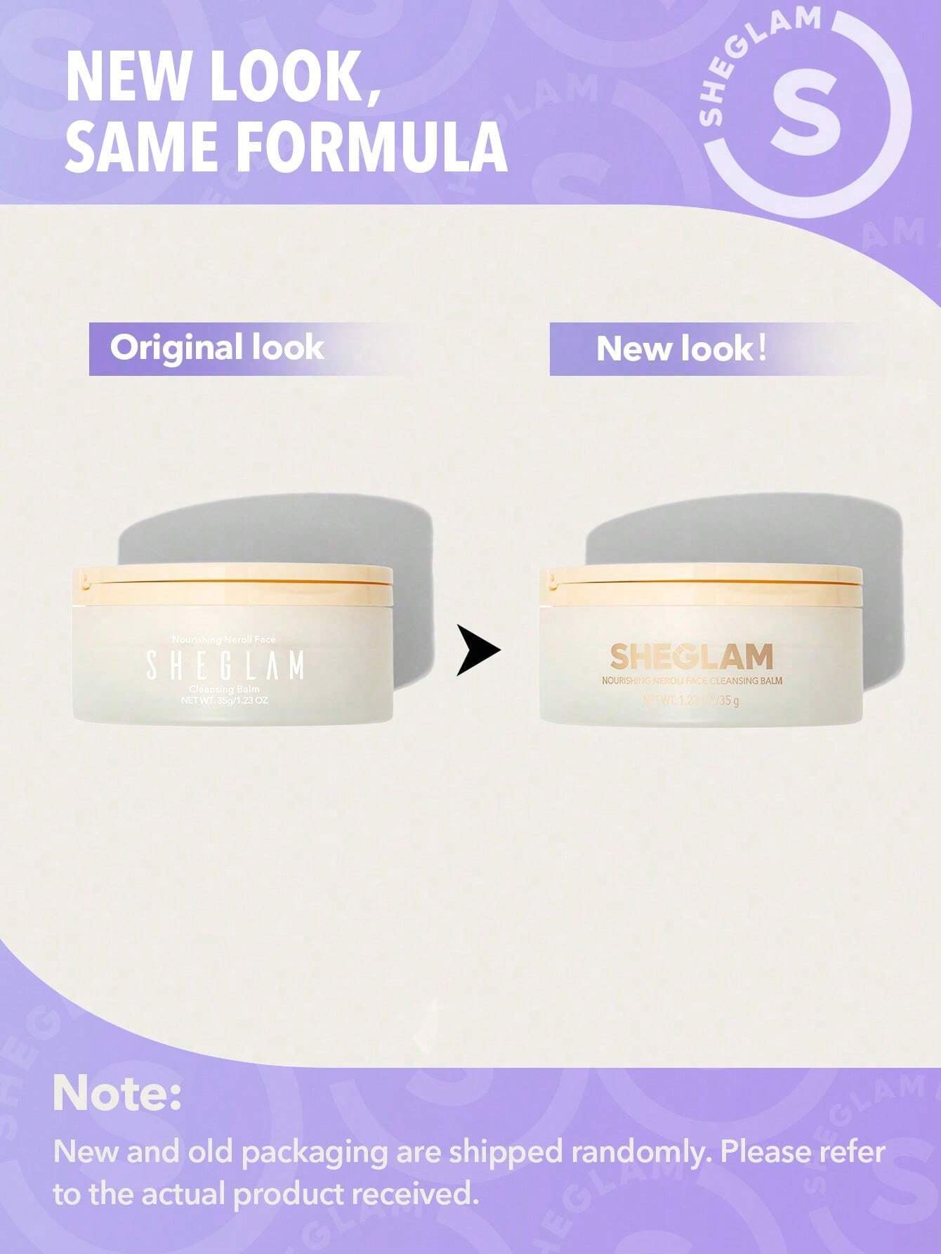 SHEGLAM Nourishing Neroli Face Cleansing Balm 35G Cream to Oil Vitamin C Makeup Melting Cleansing Balm Face Cleanser Makeup Remover Black Friday Gifts Makeup Remover