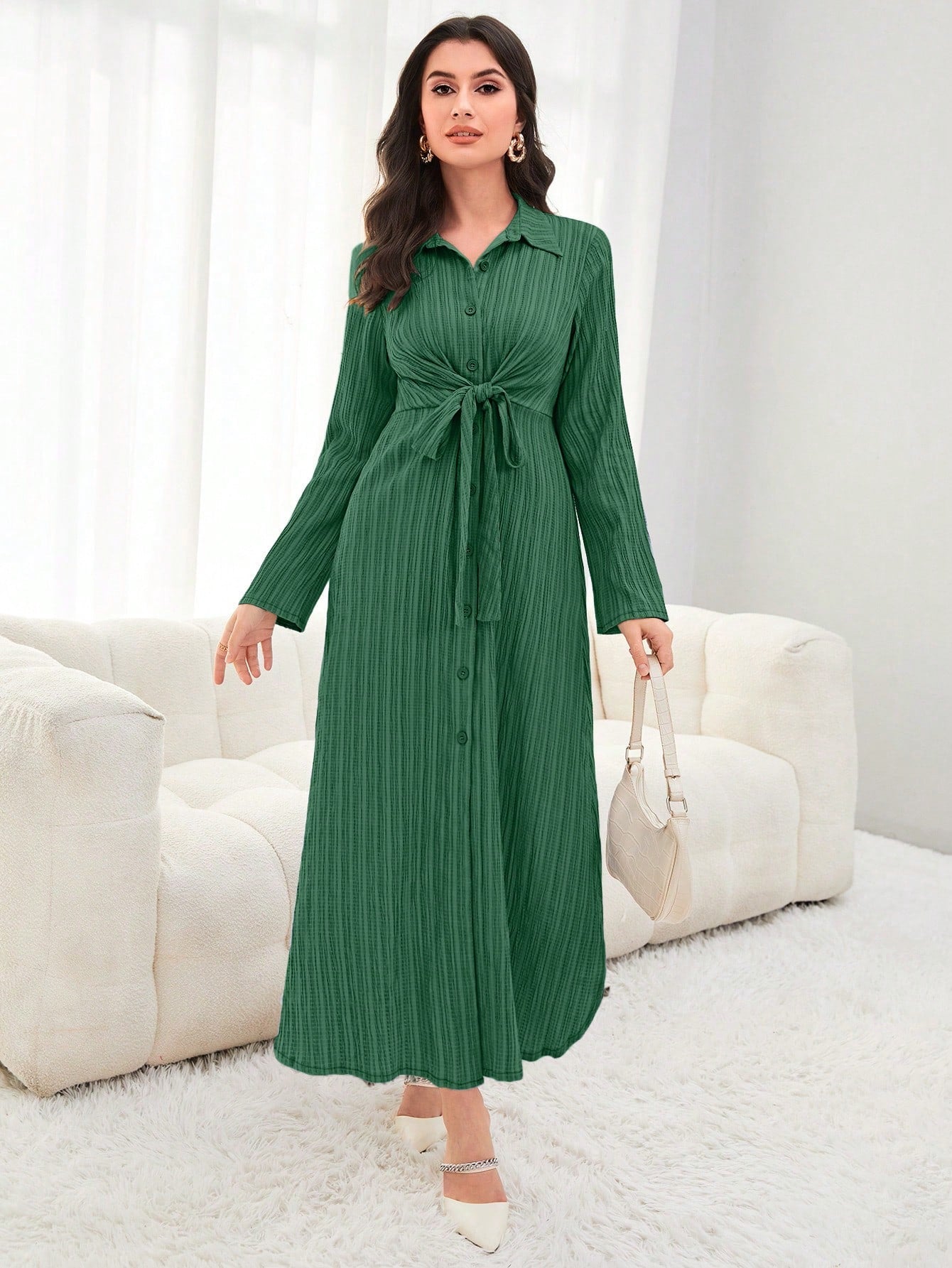 Mulvari Solid Color Strappy Dress